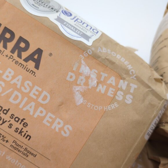 3 Packs Terra Plant-Based Newborn Diapers Size 1‎ | 24 Count Each | Eco-Friendly - Picture 11 of 12